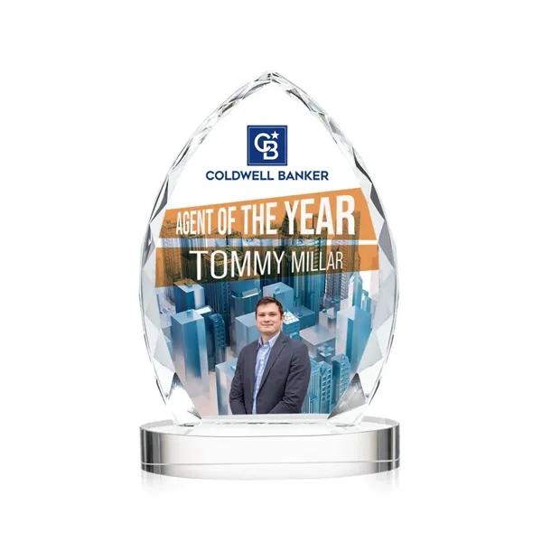 The opulent Wilton Optical Crystal VividPrint™ Award is a marvelous recognition... from ASI 84592 St Regis Group / St Regis