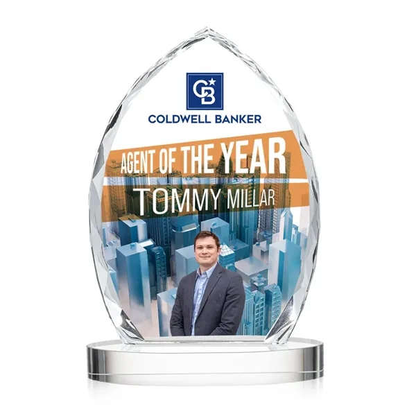 The opulent Wilton Optical Crystal VividPrint™ Award is a marvelous recognition... from ASI 84592 St Regis Group / St Regis