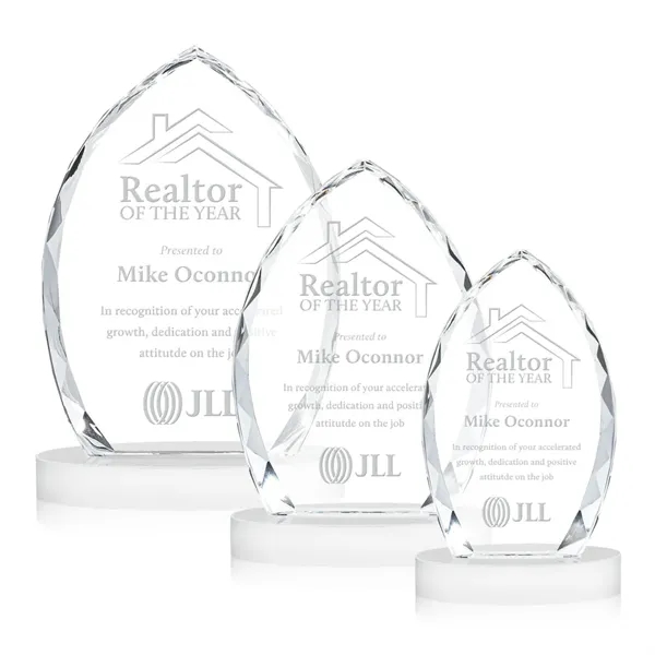 The opulent Wilton Optical Crystal Award is a marvelous recognition piece... from ASI 84592 St Regis Group / St Regis
