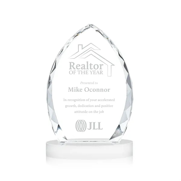 The opulent Wilton Optical Crystal Award is a marvelous recognition piece... from ASI 84592 St Regis Group / St Regis