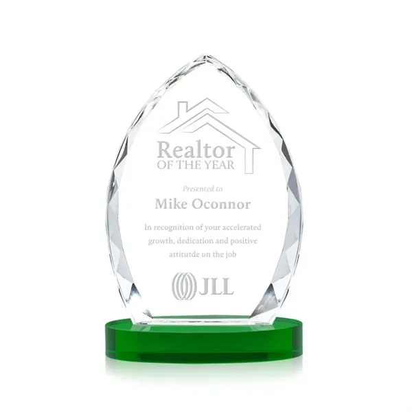 The opulent Wilton Optical Crystal Award is a marvelous recognition piece... from ASI 84592 St Regis Group / St Regis