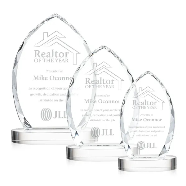 The opulent Wilton Optical Crystal Award is a marvelous recognition piece... from ASI 84592 St Regis Group / St Regis