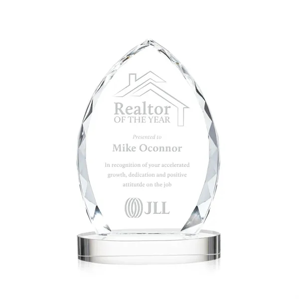 The opulent Wilton Optical Crystal Award is a marvelous recognition piece... from ASI 84592 St Regis Group / St Regis
