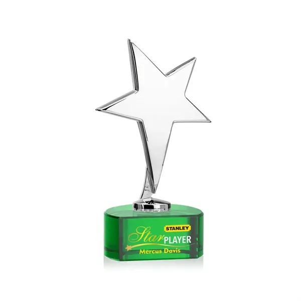 The Tuscany Star VividPrint™ Award on Base is a radiant symbol... from ASI 84592 St Regis Group / St Regis