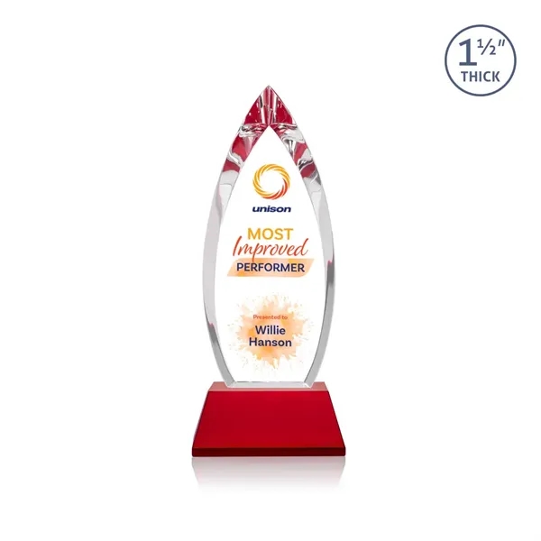 Fortier VividPrint™ Award on Entwhistle Base - Red... from ASI 84592 St Regis Group / St Regis