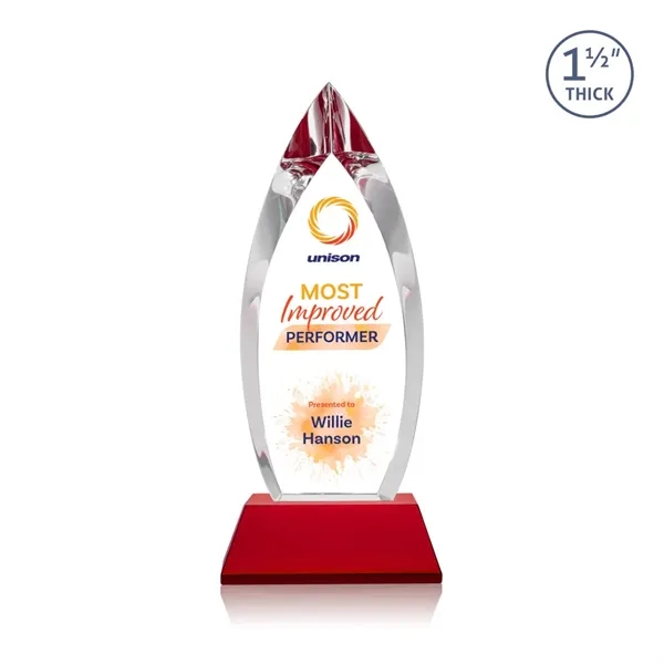Fortier VividPrint™ Award on Entwhistle Base - Red... from ASI 84592 St Regis Group / St Regis