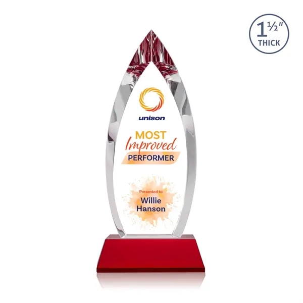 Fortier VividPrint™ Award on Entwhistle Base - Red... from ASI 84592 St Regis Group / St Regis