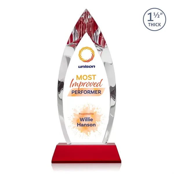 Fortier VividPrint™ Award on Entwhistle Base - Red... from ASI 84592 St Regis Group / St Regis