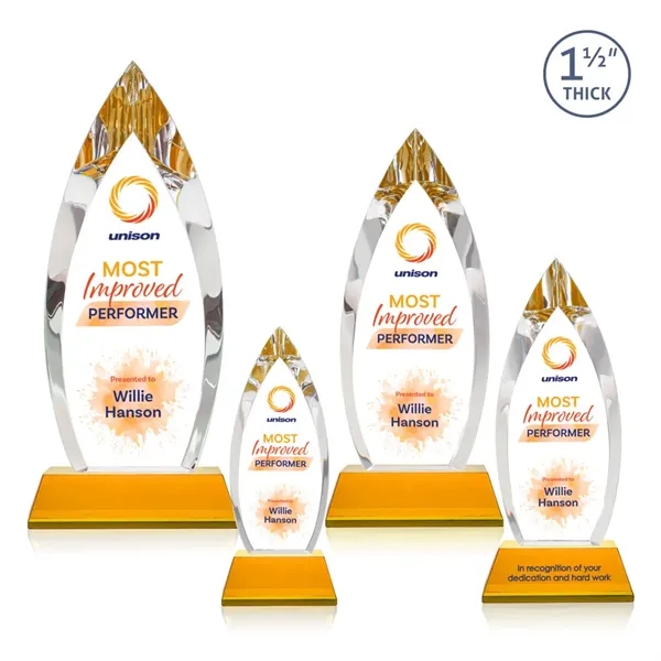 Fortier VividPrint™ Award on Entwhistle Base - Amber... from ASI 84592 St Regis Group / St Regis