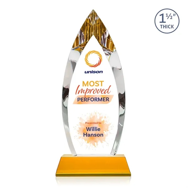Fortier VividPrint™ Award on Entwhistle Base - Amber... from ASI 84592 St Regis Group / St Regis