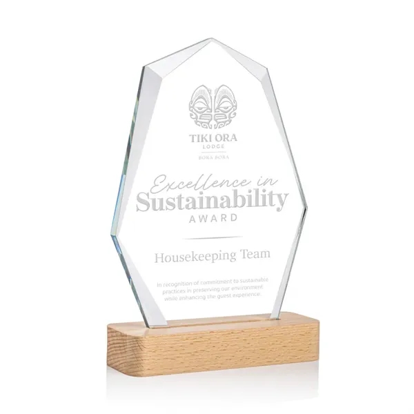 The Andale Award showcases stunning starfire crystal elevated on a beautifully... from ASI 84592 St Regis Group / St Regis