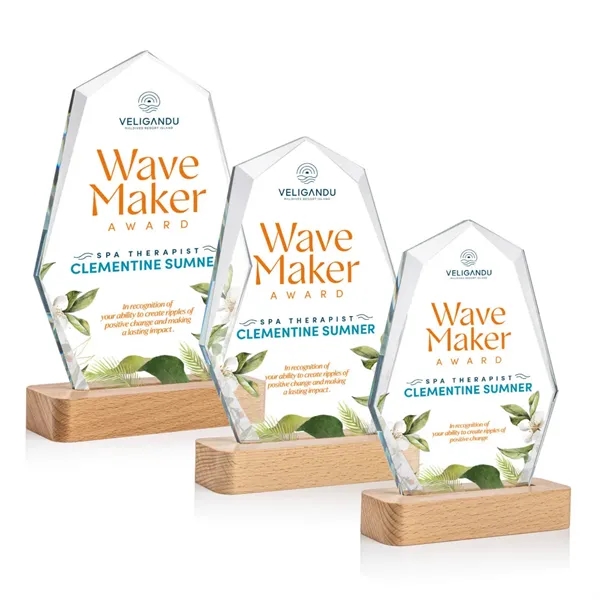 The Andale VividPrint™ Award showcases stunning starfire crystal elevated on a... from ASI 84592 St Regis Group / St Regis