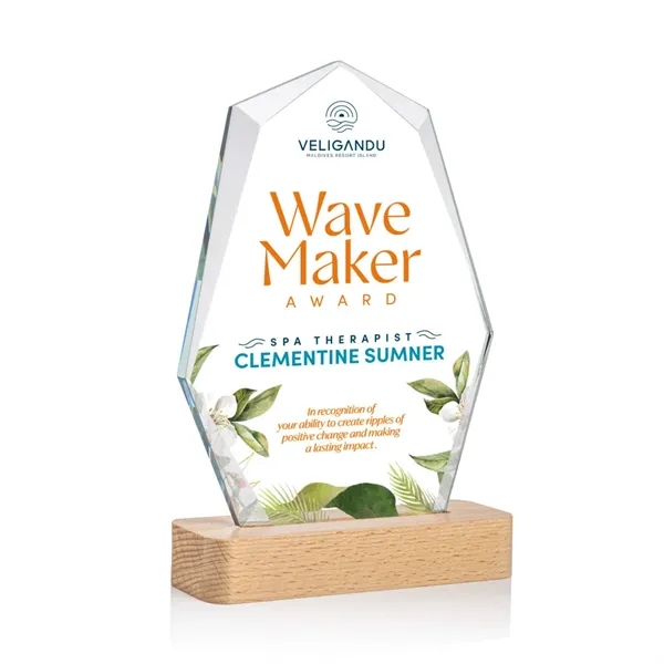 The Andale VividPrint™ Award showcases stunning starfire crystal elevated on a... from ASI 84592 St Regis Group / St Regis