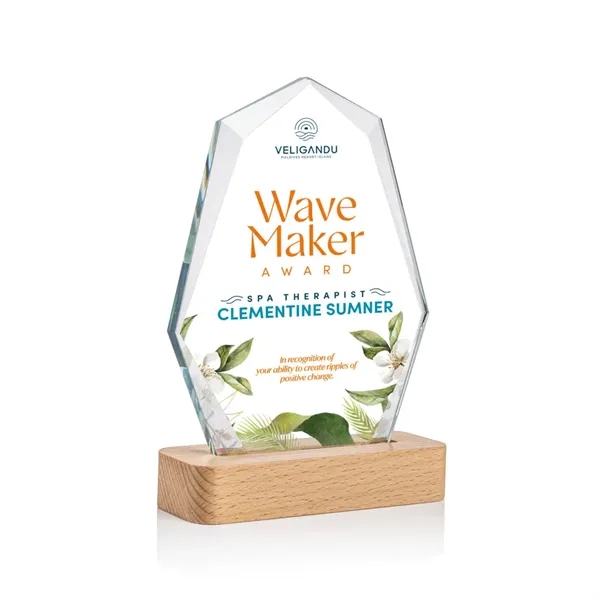 The Andale VividPrint™ Award showcases stunning starfire crystal elevated on a... from ASI 84592 St Regis Group / St Regis