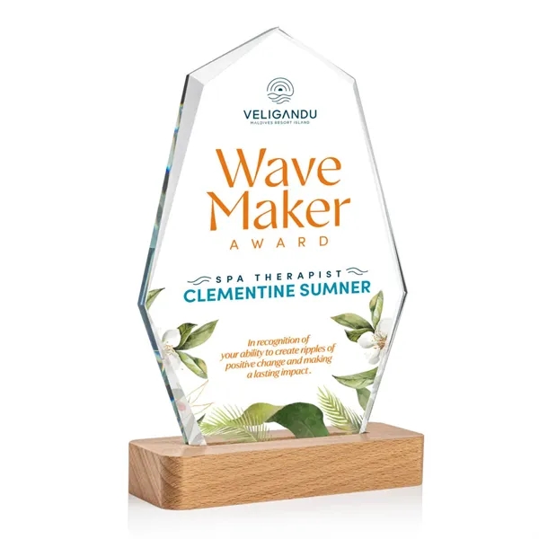 The Andale VividPrint™ Award showcases stunning starfire crystal elevated on a... from ASI 84592 St Regis Group / St Regis