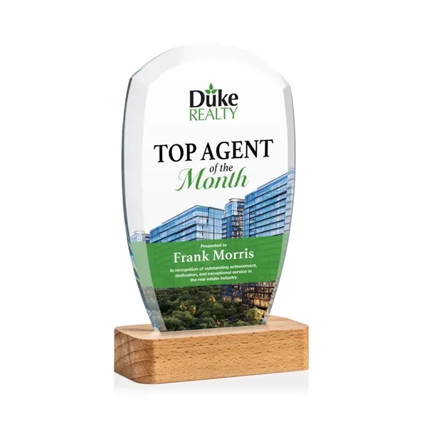 The Bayshore VividPrint™ Award features a beautifully polished starfire crystal panel... from ASI 84592 St Regis Group / St Regis