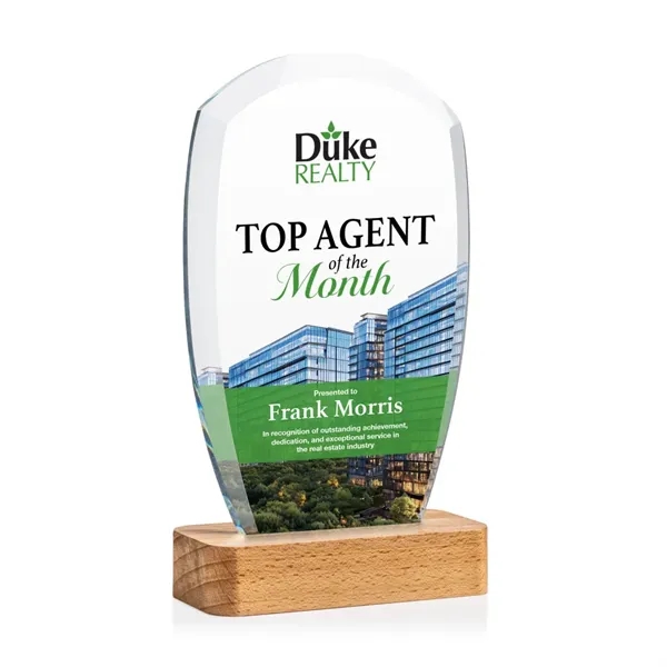 The Bayshore VividPrint™ Award features a beautifully polished starfire crystal panel... from ASI 84592 St Regis Group / St Regis