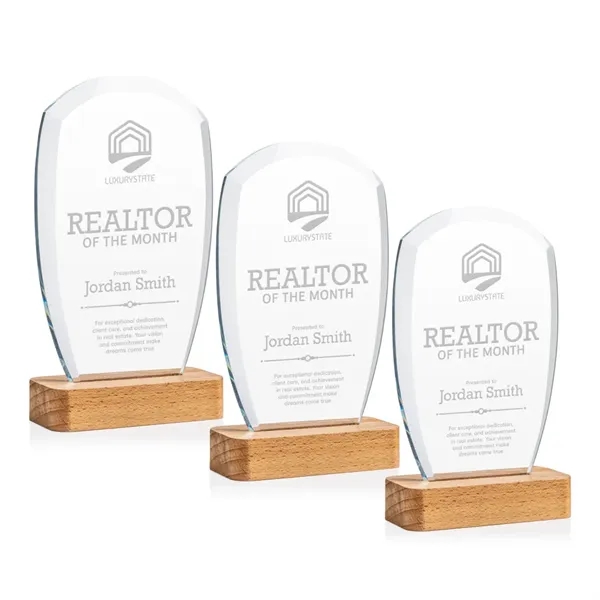 The Bayshore Award features a beautifully polished starfire crystal panel set... from ASI 84592 St Regis Group / St Regis