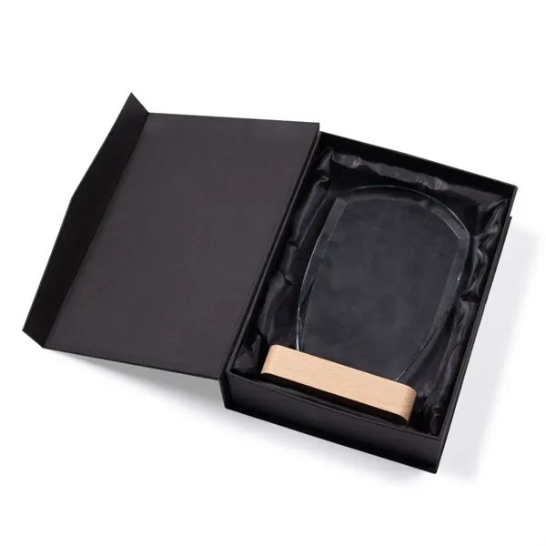 The Bayshore Award features a beautifully polished starfire crystal panel set... from ASI 84592 St Regis Group / St Regis