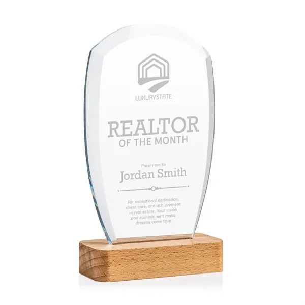 The Bayshore Award features a beautifully polished starfire crystal panel set... from ASI 84592 St Regis Group / St Regis