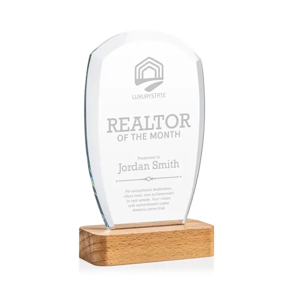 The Bayshore Award features a beautifully polished starfire crystal panel set... from ASI 84592 St Regis Group / St Regis