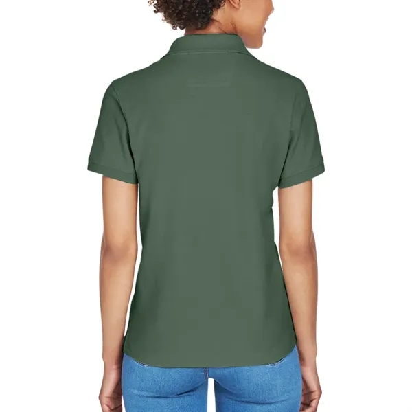 Ladies' short sleeve pique polo made of pima cotton with rib... from ASI 39552 BEL Promo