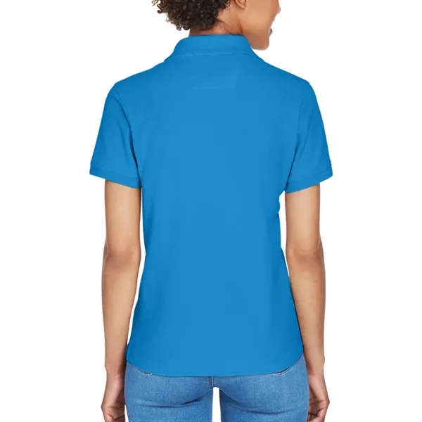 Ladies' short sleeve pique polo made of pima cotton with rib... from ASI 39552 BEL Promo