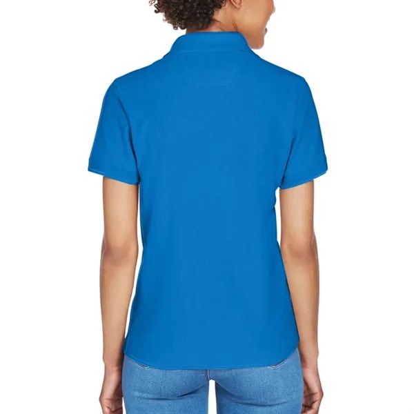 Ladies' short sleeve pique polo made of pima cotton with rib... from ASI 39552 BEL Promo