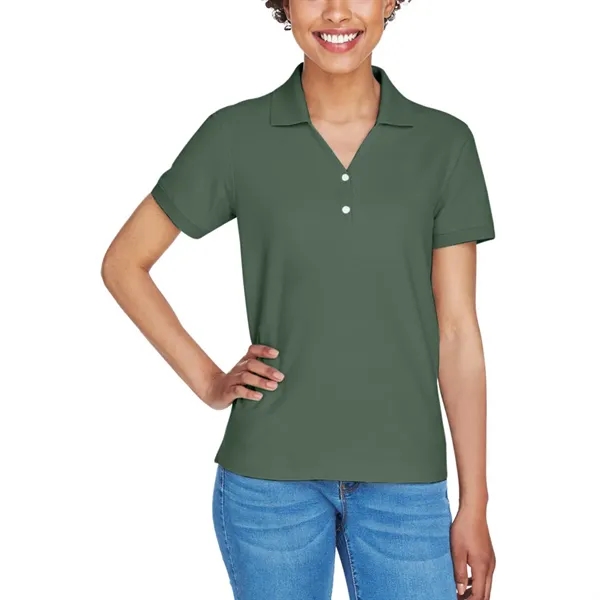 Ladies' short sleeve pique polo made of pima cotton with rib... from ASI 39552 BEL Promo