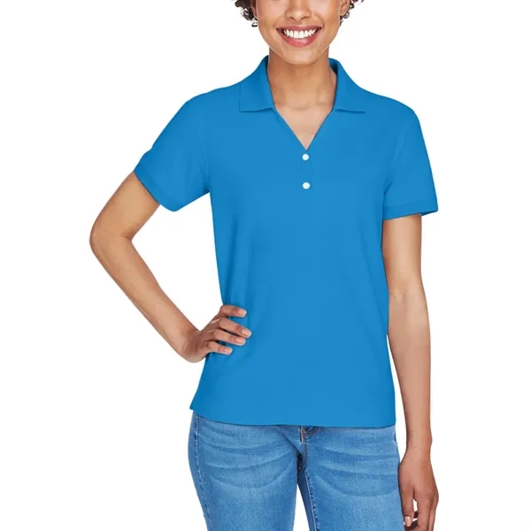 Ladies' short sleeve pique polo made of pima cotton with rib... from ASI 39552 BEL Promo