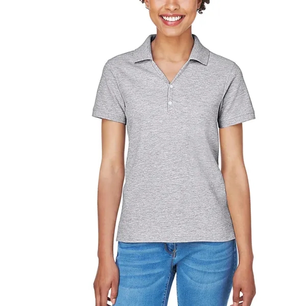 Ladies' short sleeve pique polo made of pima cotton with rib... from ASI 39552 BEL Promo