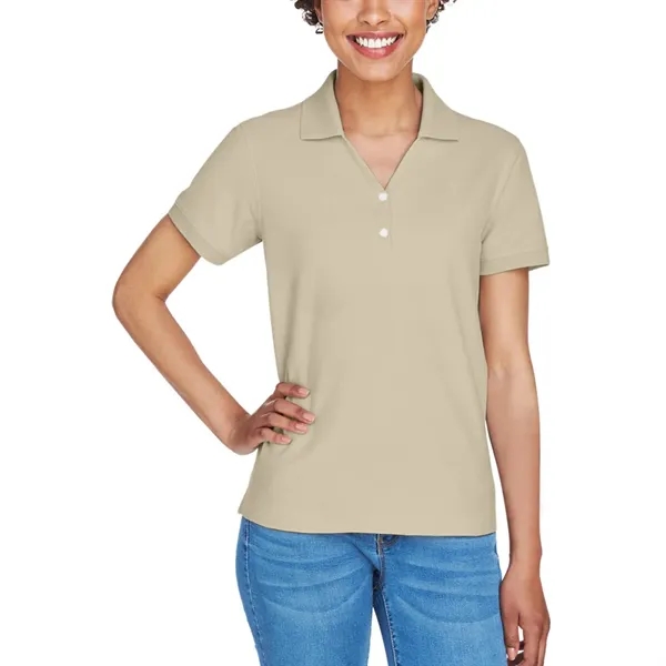 Ladies' short sleeve pique polo made of pima cotton with rib... from ASI 39552 BEL Promo