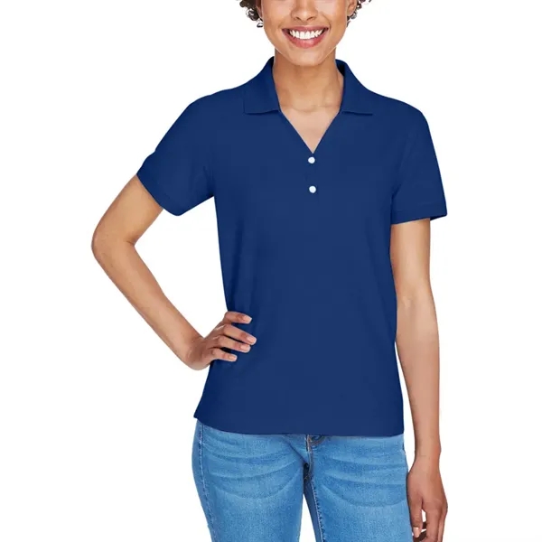 Ladies' short sleeve pique polo made of pima cotton with rib... from ASI 39552 BEL Promo