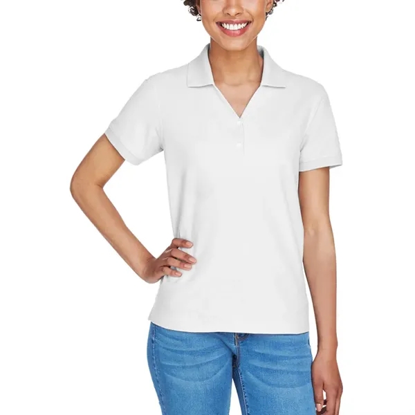 Ladies' short sleeve pique polo made of pima cotton with rib... from ASI 39552 BEL Promo