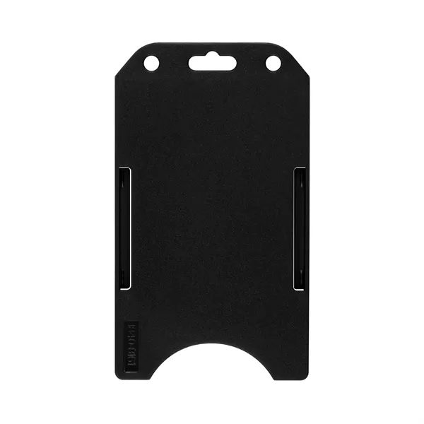 2.27" x 3.93" rigid plastic badge and credential holder.... from ASI 62088 IDProductsource