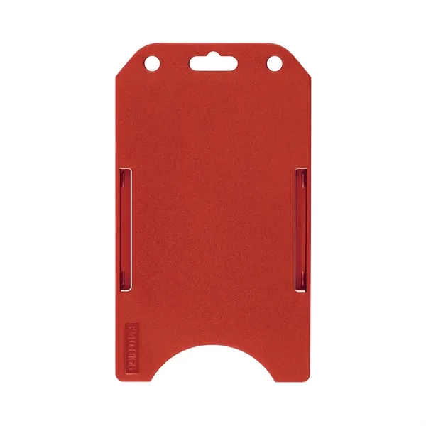 2.27" x 3.93" rigid plastic badge and credential holder.... from ASI 62088 IDProductsource