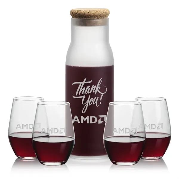 Yarmouth Carafe & Vale Stemless Wine... from ASI 84592 St Regis Group