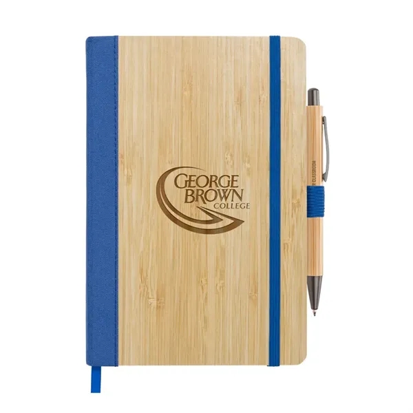 The Forleo Bamboo Notebook & Lucky Clicker Bamboo Pen Set combines... from ASI 84592 St Regis Group
