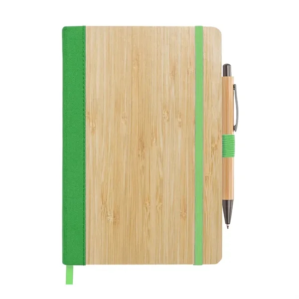 The Forleo Bamboo Notebook & Lucky Clicker Bamboo Pen Set combines... from ASI 84592 St Regis Group