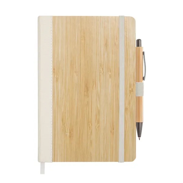 The Forleo Bamboo Notebook & Lucky Clicker Bamboo Pen Set combines... from ASI 84592 St Regis Group