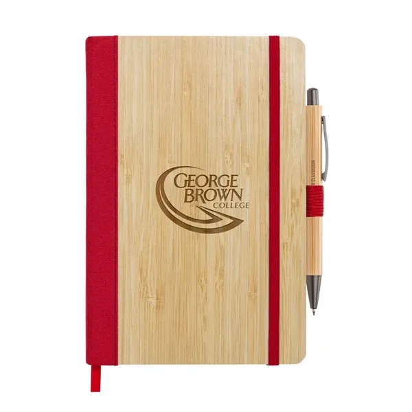 The Forleo Bamboo Notebook & Lucky Clicker Bamboo Pen Set combines... from ASI 84592 St Regis Group