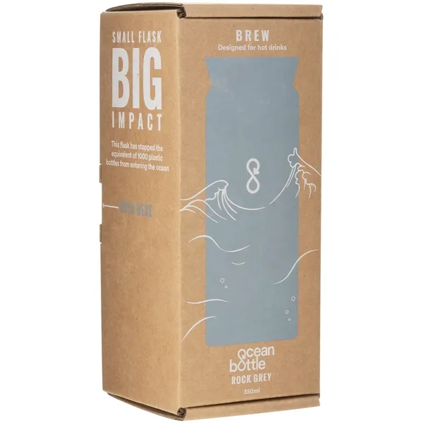 12 oz recycled stainless steel brew tumbler with vacuum insulation and... from ASI 51197 ETS Express, LLC