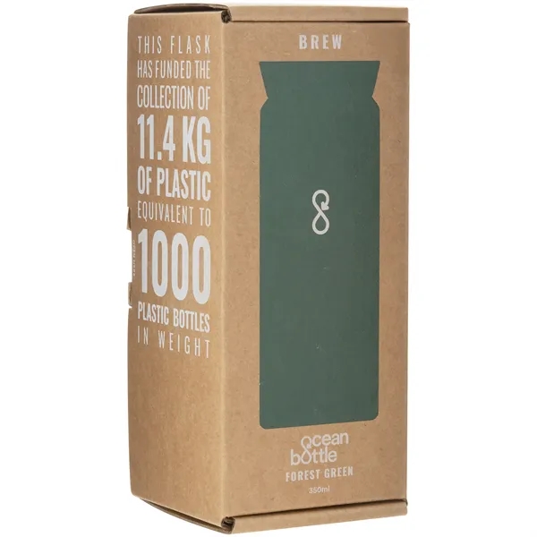 12 oz recycled stainless steel brew tumbler with vacuum insulation and... from ASI 51197 ETS Express, LLC