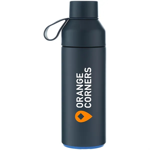 17 oz recycled stainless steel bottle with vacuum insulation, dual-opening lid,... from ASI 51197 ETS Express, LLC