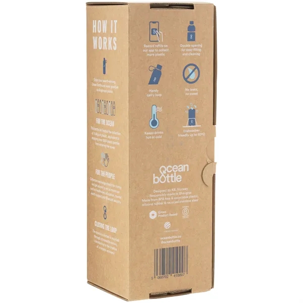 17 oz recycled stainless steel bottle with vacuum insulation, dual-opening lid,... from ASI 51197 ETS Express, LLC