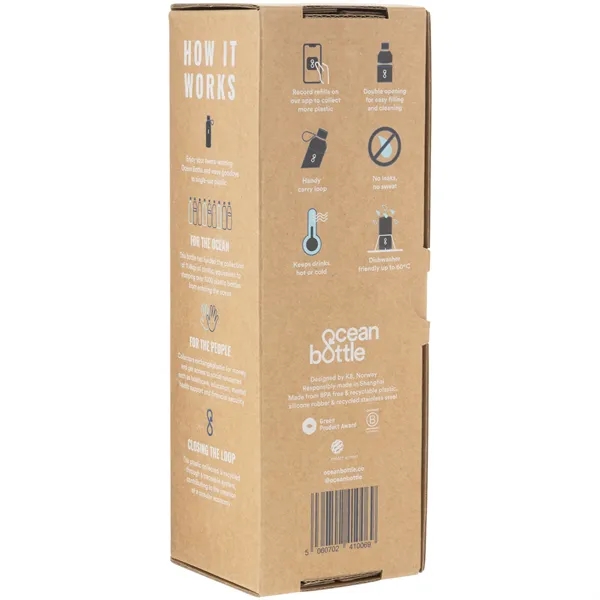 17 oz recycled stainless steel bottle with vacuum insulation, dual-opening lid,... from ASI 51197 ETS Express, LLC