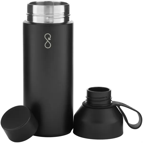 17 oz recycled stainless steel bottle with vacuum insulation, dual-opening lid,... from ASI 51197 ETS Express, LLC