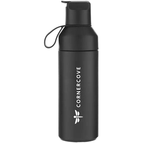 17 oz recycled stainless steel bottle with vacuum insulation, flip-up straw... from ASI 51197 ETS Express, LLC