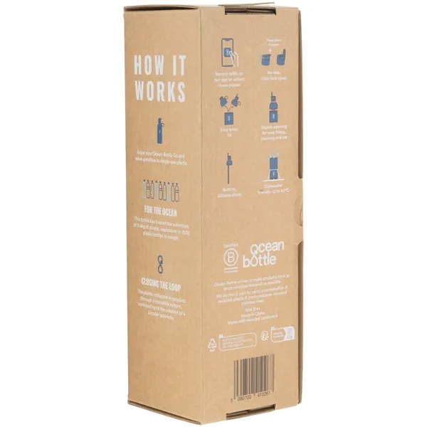 17 oz recycled stainless steel bottle with vacuum insulation, flip-up straw... from ASI 51197 ETS Express, LLC