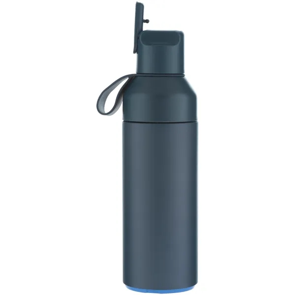 17 oz recycled stainless steel bottle with vacuum insulation, flip-up straw... from ASI 51197 ETS Express, LLC